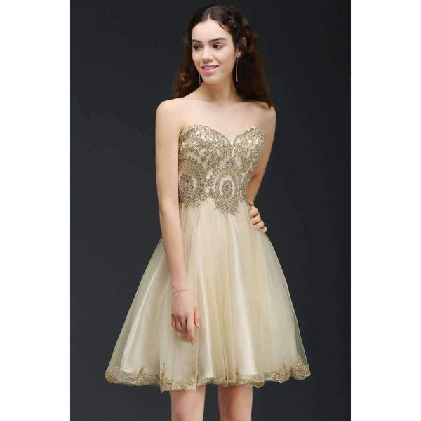 Planet Gates blushing pink / 6 Custom Make Lace Short Cocktail Dresses 2018 Sexy Open Back Sweetheart Tulle Cocktail Dress Vestido Fiesta Coctel