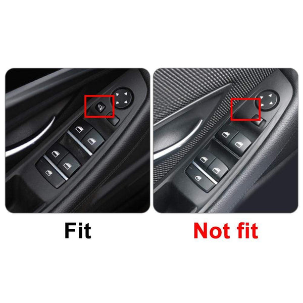 Planet Gates BMW F10 F11 F18 5 Series 2010-2016 7pcs Interior Window Lift Switch Panel Door Handle Trim Carbon Fiber ABS Car Styling