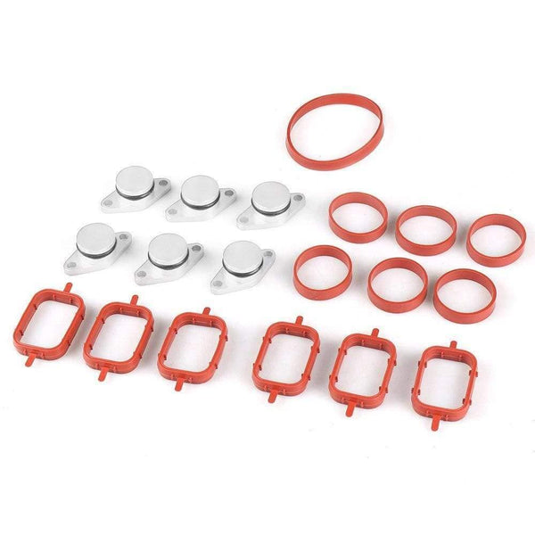BMW M47 6X22mm Auto Replacement Parts Swirl Blanks Flaps Repair Delete Kit with Intake Gaskets Key Blanks