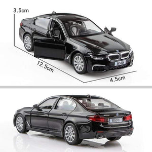 Planet Gates BMW M550i Black Birthday Gift 1:36 Alloy Car Model Simulation Exquisite Diecasts Toy Vehicle RMZ city Maserati Aston Martin Doors Open Pull Back