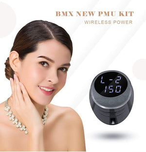 Planet Gates BMX Dermografo Permanent Makeup Machine Pen Quiet Motor Tattoo Gun For Eyebrow PMU Tattoo linder and shader