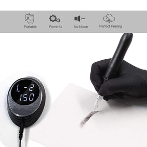 Planet Gates BMX Dermografo Permanent Makeup Machine Pen Quiet Motor Tattoo Gun For Eyebrow PMU Tattoo linder and shader