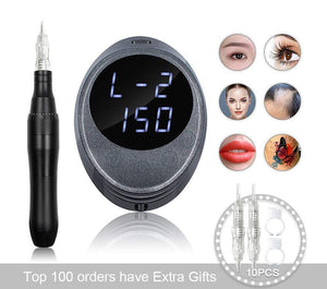Planet Gates BMX Dermografo Permanent Makeup Machine Pen Quiet Motor Tattoo Gun For Eyebrow PMU Tattoo linder and shader