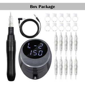 Planet Gates BMX Dermografo Permanent Makeup Machine Pen Quiet Motor Tattoo Gun For Eyebrow PMU Tattoo linder and shader