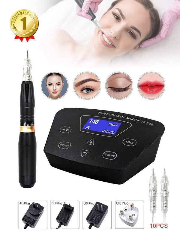 Planet Gates BMX HP100P300 Permanent Makeup Machine Rotary Tattoo Machine Pen For Eyebrow Eyeliner Lip PMU Machine Tattoo Kits