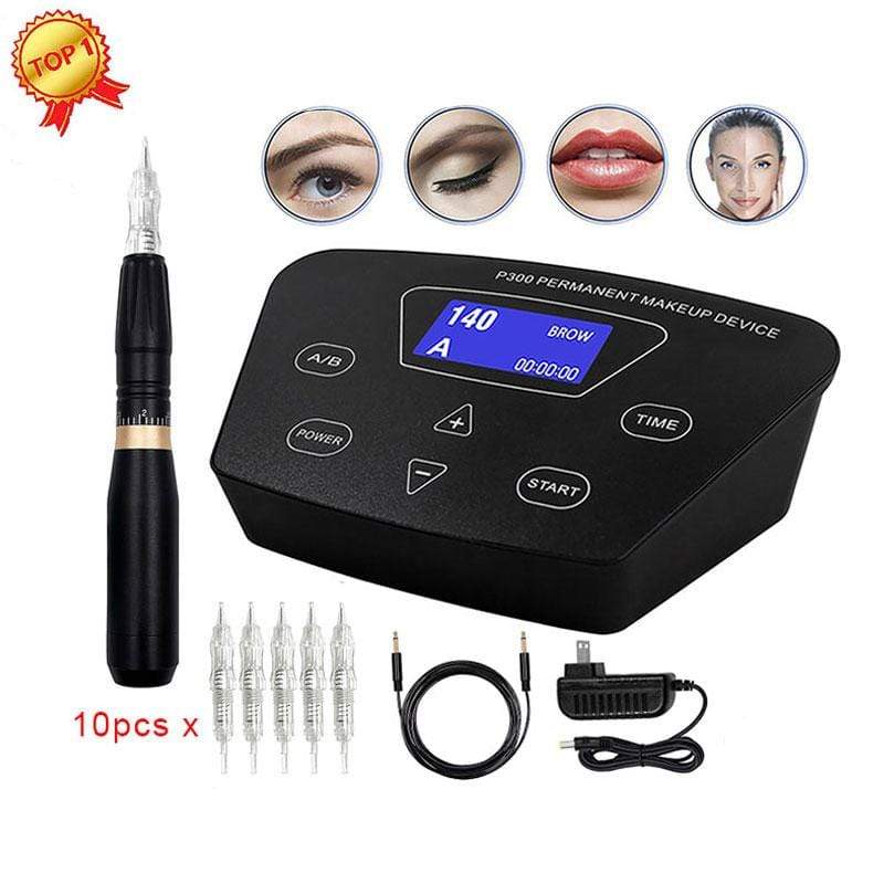 Planet Gates BMX HP100P300 Permanent Makeup Machine Rotary Tattoo Machine Pen For Eyebrow Eyeliner Lip PMU Machine Tattoo Kits