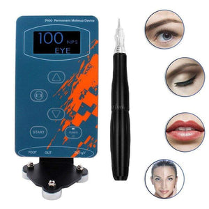 Planet Gates BMX Permanent Makeup Machine PMU Tattoo Machine Kits Professional Tattoo Pen For Eyebrow Eyeliner Lip Tattoo Set P100LW002
