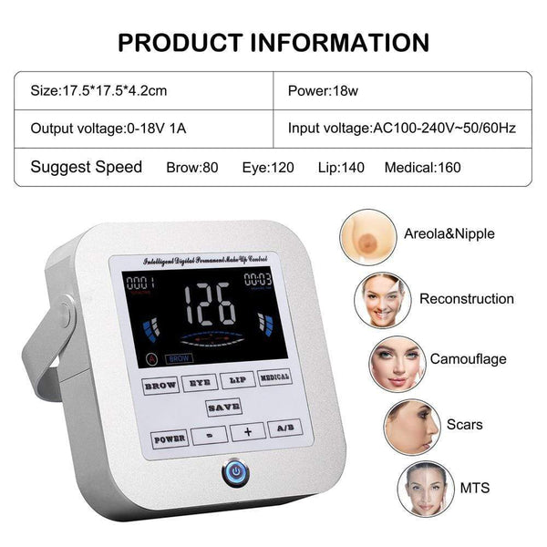 Planet Gates BMX Permanent Makeup Machine Tattoo Machine Sets Dermografo Digital Device Eyebrow Lip Pen Machine Kits