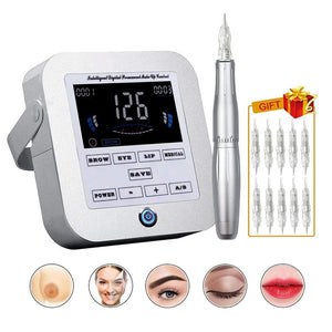 Planet Gates BMX Rotary Tattoo Machine Pen PMU Machine Permanent Makeup Machine Eyebrow Tattoo Kits Professional for Eyebrow Eyeliner Lip
