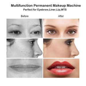 Planet Gates BMX Rotary Tattoo Machine Pen PMU Machine Permanent Makeup Machine Eyebrow Tattoo Kits Professional for Eyebrow Eyeliner Lip