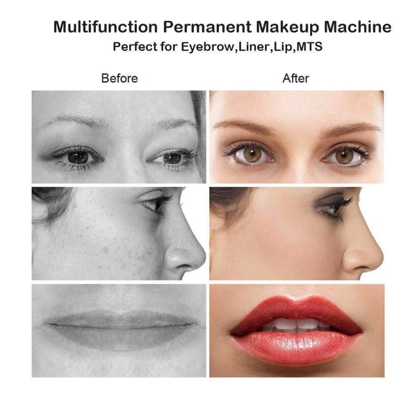 Planet Gates BMX Rotary Tattoo Machine Pen PMU Machine Permanent Makeup Machine Eyebrow Tattoo Kits Professional for Eyebrow Eyeliner Lip