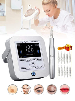 Planet Gates BMX Rotary Tattoo Machine Pen PMU Machine Permanent Makeup Machine Eyebrow Tattoo Kits Professional for Eyebrow Eyeliner Lip