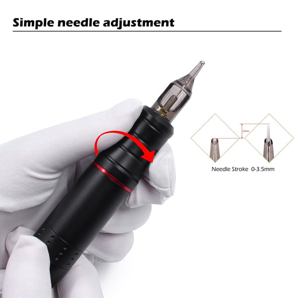 Planet Gates BMX Tattoo Kit Permanent Makeup Machine Set Rotary Tattoo Machine Gun LCD Tattoo Power Supply TP-5 for Tattoo Artist