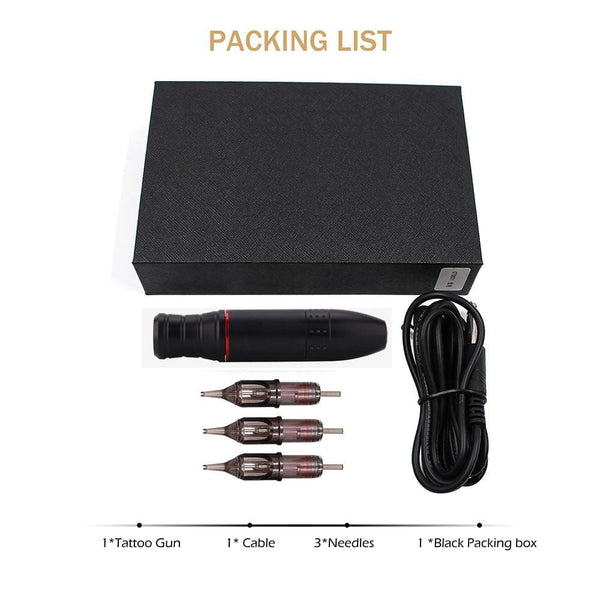 Planet Gates BMX Tattoo Kit Permanent Makeup Machine Set Rotary Tattoo Machine Gun LCD Tattoo Power Supply TP-5 for Tattoo Artist