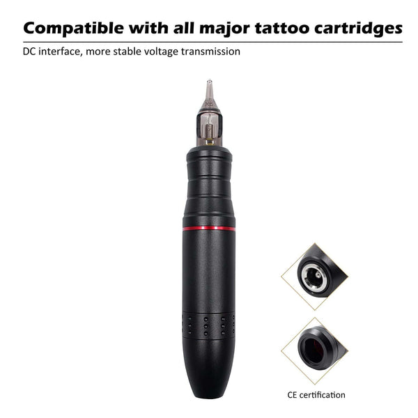 Planet Gates BMX Tattoo Kit Permanent Makeup Machine Set Rotary Tattoo Machine Gun LCD Tattoo Power Supply TP-5 for Tattoo Artist