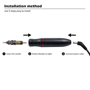 Planet Gates BMX Tattoo Kit Permanent Makeup Machine Set Rotary Tattoo Machine Gun LCD Tattoo Power Supply TP-5 for Tattoo Artist