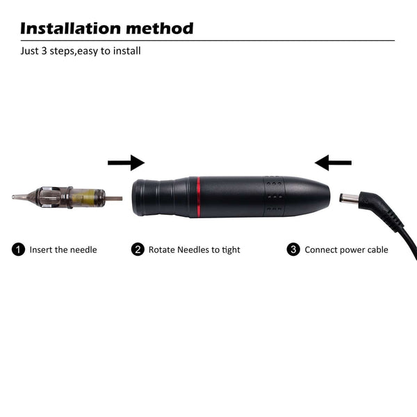 Planet Gates BMX Tattoo Kit Permanent Makeup Machine Set Rotary Tattoo Machine Gun LCD Tattoo Power Supply TP-5 for Tattoo Artist