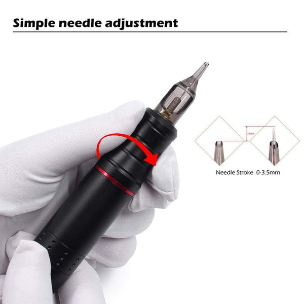 Planet Gates BMX Tattoo Kit Permanent Makeup Machine Set Rotary Tattoo Machine Gun LCD Tattoo Power Supply TP-5 for Tattoo Artist