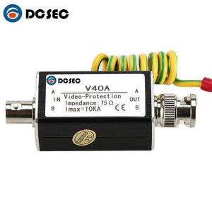 Planet Gates BNC COAX Coaxial Cable CCTV Monitoring Security Camera Monitor Surge Protector Thunder Lightning Arrester Protection Device