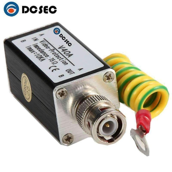 Planet Gates BNC COAX Coaxial Cable CCTV Monitoring Security Camera Monitor Surge Protector Thunder Lightning Arrester Protection Device
