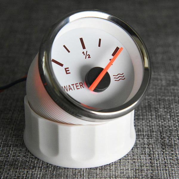 Planet Gates Boat Car 52MM Water Level Gauges 0-190ohm Red Backlight Marine Water Tank Level Indicator Meter Water Level Sensor 100-550MM