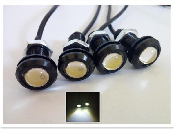 Planet Gates Boat Garboard White LED Plug Light 3/4" NPT Underwater Fish 4Pcs