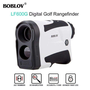 Planet Gates BOBLOV LF600G JOLT Reminder 600M Golf Laser Range finder 6X hunting Scope RangeFinder Distance Flag locking Speed Meter