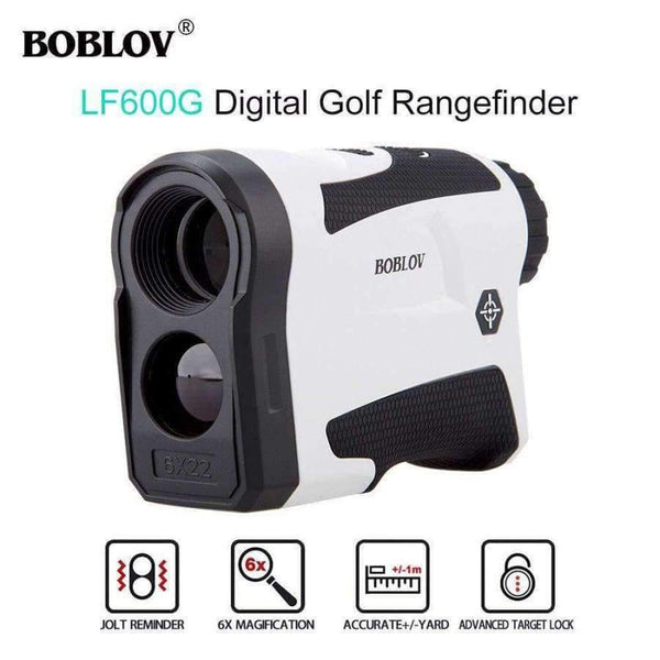 Planet Gates BOBLOV LF600G JOLT Reminder 600M Golf Laser Range finder 6X hunting Scope RangeFinder Distance Flag locking Speed Meter