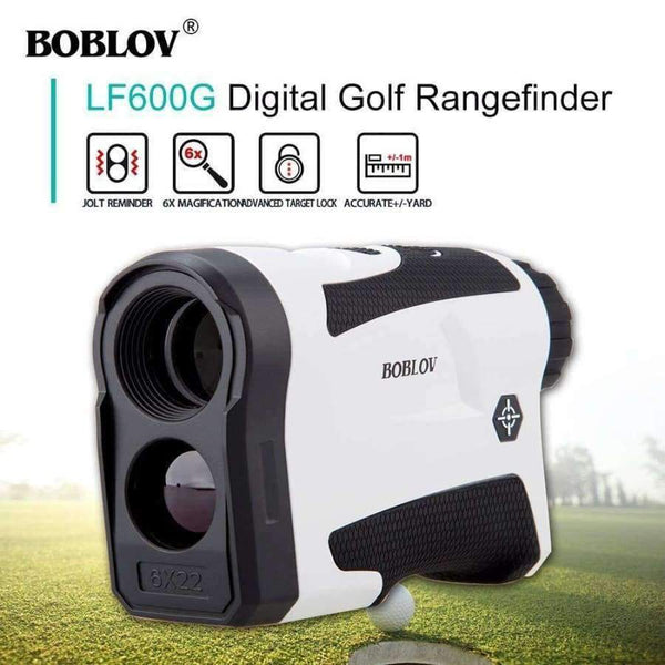 Planet Gates BOBLOV LF600G JOLT Reminder 600M Golf Laser Range finder 6X hunting Scope RangeFinder Distance Flag locking Speed Meter