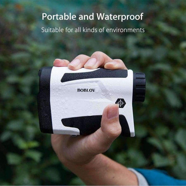 Planet Gates BOBLOV LF600G JOLT Reminder 600M Golf Laser Range finder 6X hunting Scope RangeFinder Distance Flag locking Speed Meter