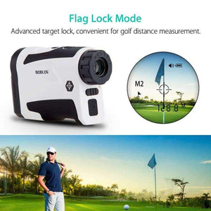 Planet Gates BOBLOV LF600G JOLT Reminder 600M Golf Laser Range finder 6X hunting Scope RangeFinder Distance Flag locking Speed Meter