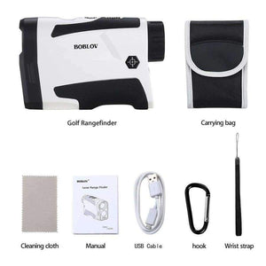 BOBLOV LF600G JOLT Reminder 600M Golf Laser Range finder 6X hunting Scope RangeFinder Distance Flag locking Speed Meter