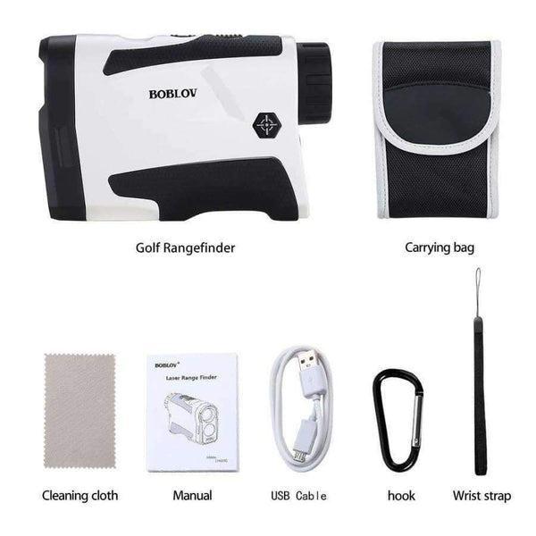 BOBLOV LF600G JOLT Reminder 600M Golf Laser Range finder 6X hunting Scope RangeFinder Distance Flag locking Speed Meter