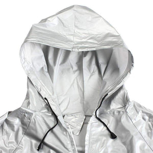 Planet Gates Body Building Fitness Hat Sauna Clothes Lose Weight Keep Slimming Waterproof Gym Exercise Training Workout Hooded Suit