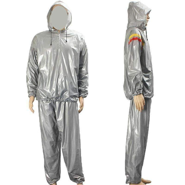 Planet Gates Body Building Fitness Hat Sauna Clothes Lose Weight Keep Slimming Waterproof Gym Exercise Training Workout Hooded Suit