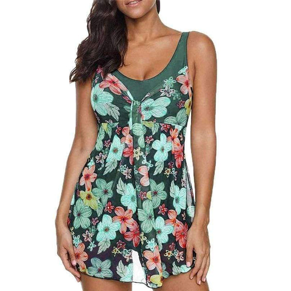 Planet Gates Body Suits / One Size Padded Tankini Swimsuit Women Retro Body Suits Swimwear Printed Big Size Two Pieces Suits Bathing Suit  F40