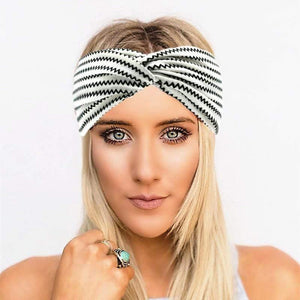 Boho Flower Headbands For Women Vintage Strecth Hairbands Bows Headband Yoga Turban Headwrap Girls Hair Accessories