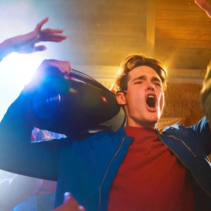 Planet Gates Boombox 2 Portable Wireless Bluetooth Speaker boombox Waterproof Loudspeaker Dynamics Music Subwoofer Outdoor Stereo som