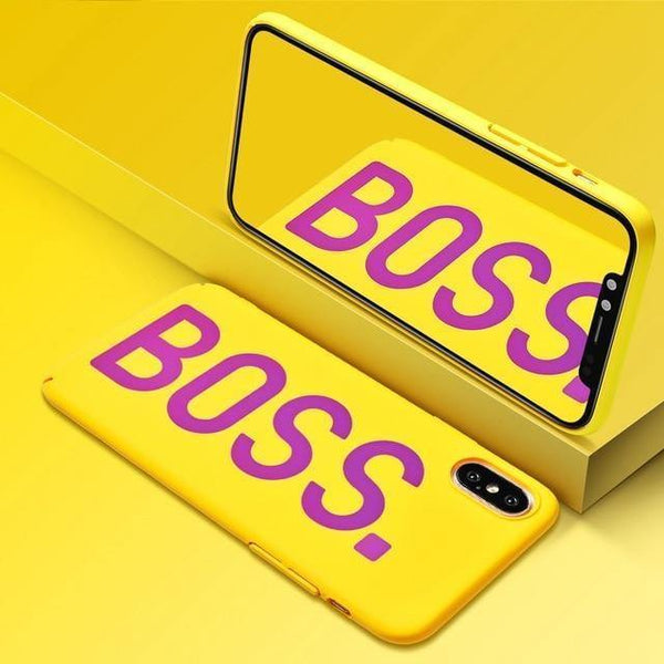 Planet Gates BOSS / i7 Plus (i8 Plus) TOMKAS BOSS Funny Case for iPhone X Xs 7 8 Plus Luxury Cute Cartoon Hard Back Cover Phone Case for iPhone 6 S 6s Plus Coque