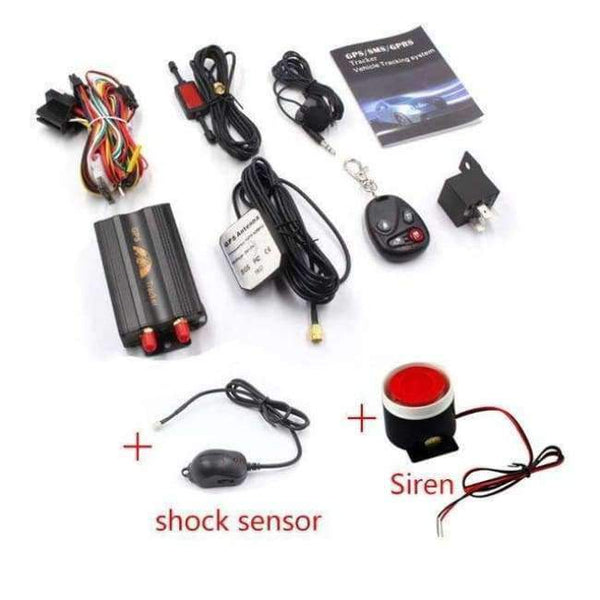 Planet Gates both two no box GPS103B GSM/GPRS/GPS Auto Vehicle TK103B Car GPS Tracker Tracking Device with Remote Control Anti-theft Car Alarm System