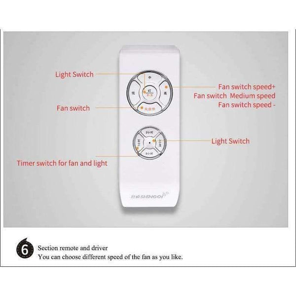 Planet Gates Botimi New LED Ceiling Fan For Living Room 220V Wooden Ceiling Fans With Lights 52 Inch Blades Cooling Fan Remote Fan Lamp