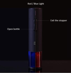 Bottle Opener Huohou Automatic Wine Bottle Kit Electric Corkscrew With Foil Cutter Bar Tools Bottle Opened Dropshipping