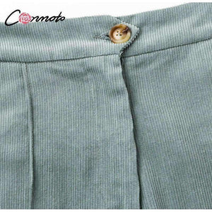 Planet Gates Bottom / S Blazer Coat Set Business Casual Women Suits Vintage Double Breasted Zipper Pant Ladies 2 Pieces Blazer Pant Set