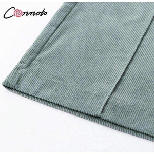 Planet Gates Bottom / S Blazer Coat Set Business Casual Women Suits Vintage Double Breasted Zipper Pant Ladies 2 Pieces Blazer Pant Set