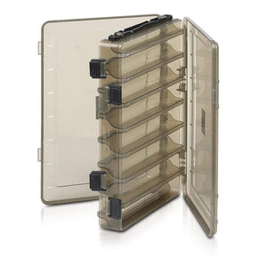 Planet Gates BOX 1 Fishing Box for Baits Double Sided Plastic Lure Boxes Fly Fishing Tackle Storage Box Supplies Accessories High Strength