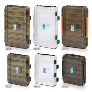Planet Gates BOX 1 Fishing Box for Baits Double Sided Plastic Lure Boxes Fly Fishing Tackle Storage Box Supplies Accessories High Strength