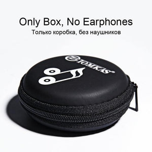 Planet Gates Box (No Earphones) TOMKAS Wired Earbuds Headphones 3.5mm In Ear Earphone Earpiece With Mic Stereo Headset 5 Color For Samsung Xiaomi Phone Computer