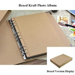 30Pages Blank/Loose-leaf Photo Album Scarpbook Handmade/Wedding/DIY/Self-Adhesive/Paper Photo Album Cover Kraft Album For Photos