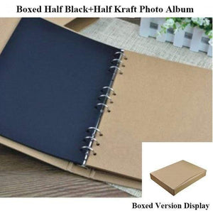 30Pages Blank/Loose-leaf Photo Album Scarpbook Handmade/Wedding/DIY/Self-Adhesive/Paper Photo Album Cover Kraft Album For Photos