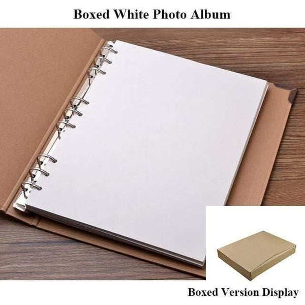30Pages Blank/Loose-leaf Photo Album Scarpbook Handmade/Wedding/DIY/Self-Adhesive/Paper Photo Album Cover Kraft Album For Photos